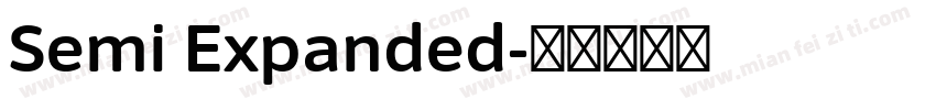 Semi Expanded字体转换